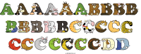 aaaaaabbbb-bbbbbccccc-cccccccdd animal word art