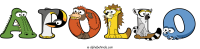 apollo animal word art