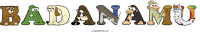 badanamu animal word art