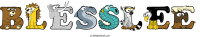 blesslee animal word art