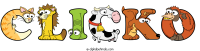 clicko animal word art