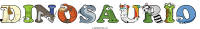 dinosaurio animal word art