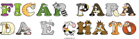 ficar-para-da-e-chato animal word art