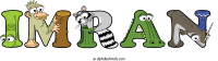 imran animal word art