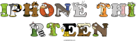 iphone-thi-rteen animal word art