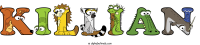 killian animal word art