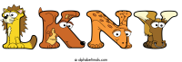 lkny animal word art