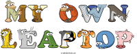 my-own-leaptop animal word art