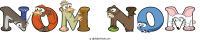 nom-nom animal word art