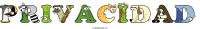 privacidad animal word art