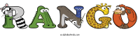 rango animal word art