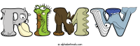 rimw animal word art