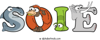 soie animal word art