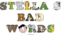 stella-s-bad-words animal word art