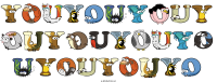 youyouyouy-ouyouyouyo-uyouyouyo animal word art