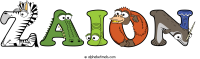 zaion animal word art
