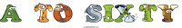 a-to-sixty animal word art