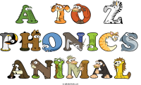 a-to-z-phonics-animal animal word art