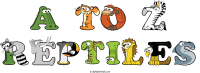 a-to-z-reptiles animal word art