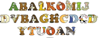 abalkomij-dvbaghcdcd-ytuoan animal word art