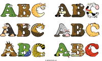 abc-abc-abc-abc-abc-abc animal word art