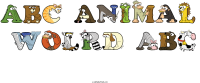 abc-animal--wolrd-abc animal word art
