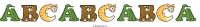 abcabcabca animal word art