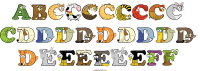abcccccccc-cddddddddd-deeeeeeff animal word art