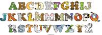 Abcdefghij Jkklmmmnopq Rstuvwxyz animal word art