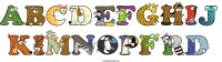 abcdefghij-kimnopfrd animal word art