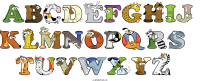 Abcdefghij Klmnopqrs  Tuvwxyz animal word art