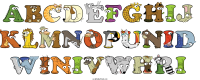 abcdefghij-klmnopunid-winivwhri animal word art