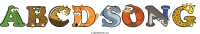 abcdsong animal word art