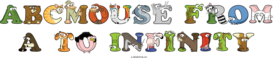 Abcmouse From A To Infinity animal word art spelling Abcmouse From A To Infinity with Alphabetimals - cartoon alphabet animals