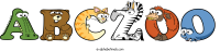 abczoo animal word art