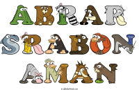 abrar-srabon-aman animal word art