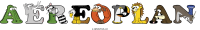 aereoplan animal word art