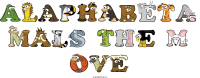alaphabeta-mals-the-m-ove animal word art