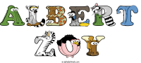 albert-zoy animal word art