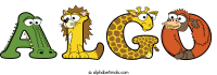 algo animal word art
