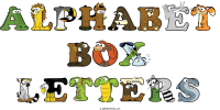alphabet-box-letters animal word art