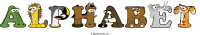 alphabet animal word art