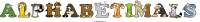 alphabetimals animal word art
