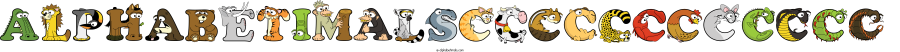 Alphabetimalscccccccccccc animal word art spelling Alphabetimalscccccccccccc with Alphabetimals - cartoon alphabet animals