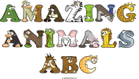 amazing-animals-abc animal word art