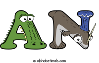 an animal word art