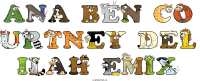 ana-ben-co-urtney-del-ilah-emix animal word art