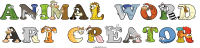 animal-word-art-creator animal word art