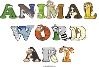 animal-word-art animal word art
