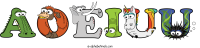 aoeiuu animal word art
